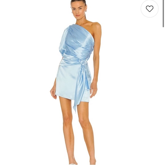Amanda Uprichard Bexley Dress in Pacific - Picture 1 of 8